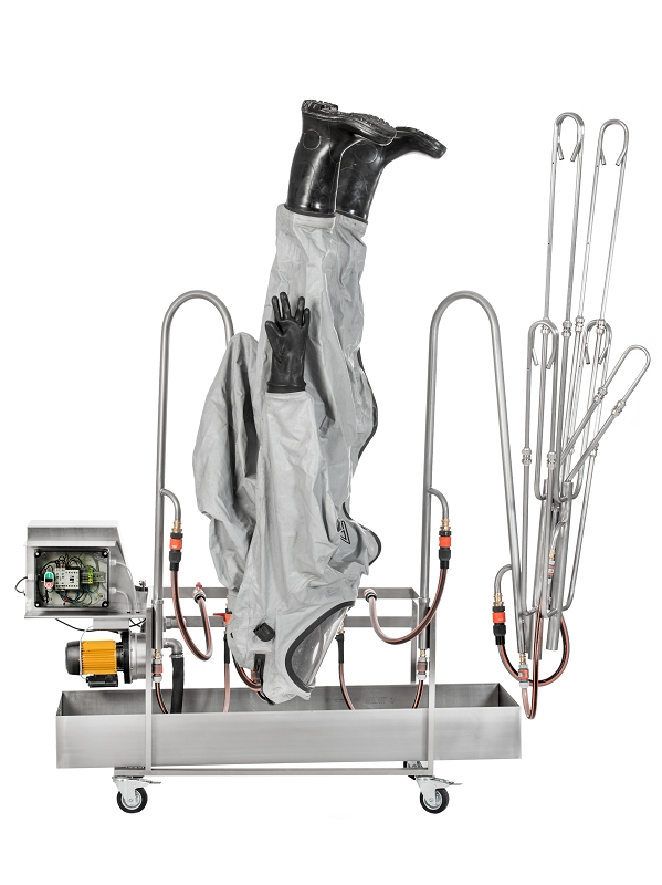 Modulare, mobile Wasch-, Desinfizier- u. Trockenstation OSMA HT 302-A