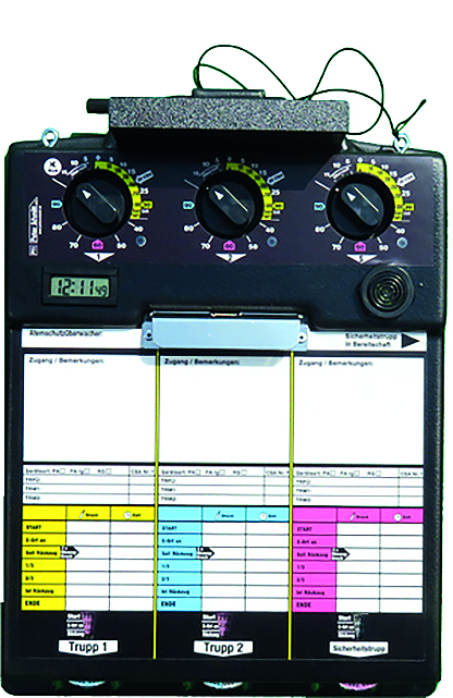 Atemschutzüberwachungstafel Modell K 90 Si